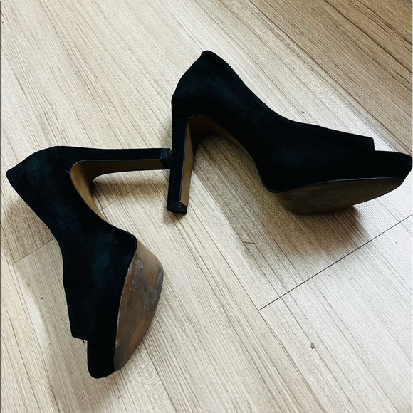 Mango Platform Peep-toe Stilettos Heels - Picture 3 of 10